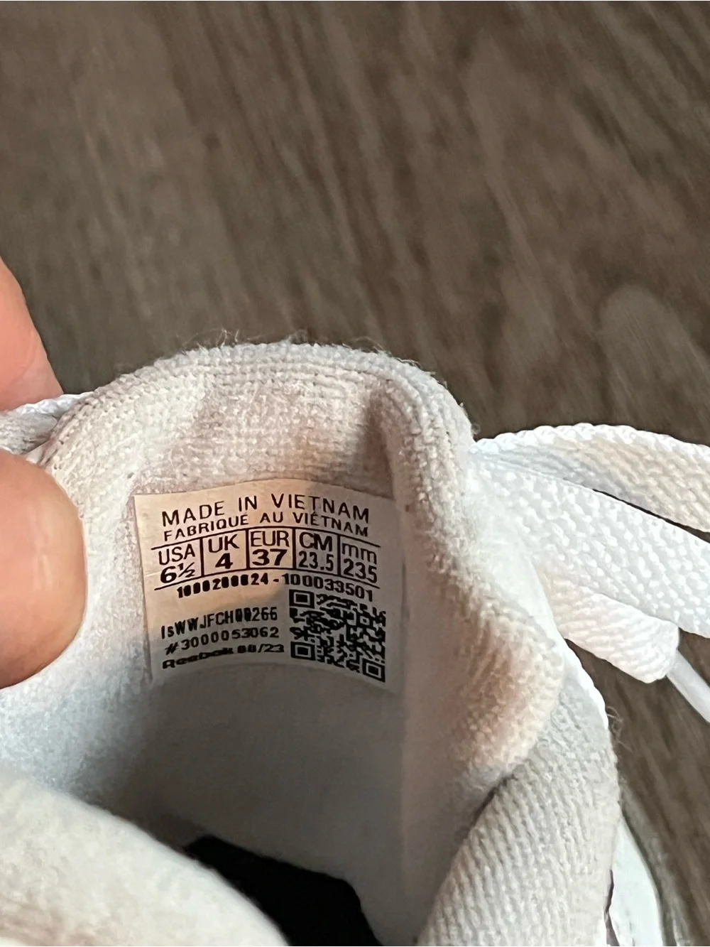 Reebok Women's Cream Platform Leather Sneakers